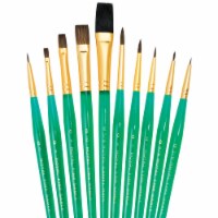Ultra Short Sable/Camel Super Value Pack Brush Set-10/Pkg
