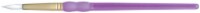 Crafter's Choice White Taklon Round Brush-Size 6