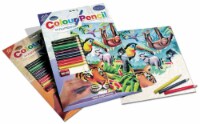 Color Pencil By Number Kit 8.75 X11.75 -Jungle Animals
