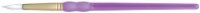 Crafter's Choice White Taklon Round Brush-Size 3