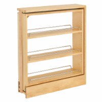 Rev-A-Shelf 6 Pul Out Shelf Organizer Rack for Cabinet Base Filler, 438-BC-6C