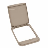 Rev-A-Shelf 50 Qt Trash Can Replacement Lid, Champagne (Lid Only) RV-50-LID-12-1