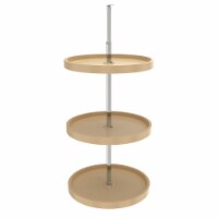 Rev-A-Shelf 6013-20-15-526 20 Inch Wood Full Circle 3 Shelf Lazy Susan, Natural
