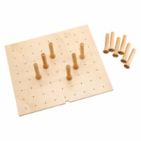 Rev-A-Shelf 24x21 Trimmable Pegboard Drawer Organizer with 9 Pegs, 4DPS-2421
