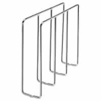 Rev-A-Shelf U-Shaped Bakeware Divider Cabinet Organizer Chrome, 596-10CCR-52