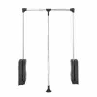 Rev-A-Shelf 21.5 - 26 Adjustable Pull Down Closet Rod, Chrome, CPDR-1826