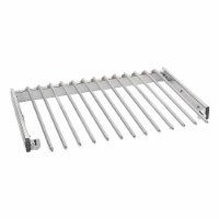 Rev-A-Shelf 24 Pull Out Closet Wire Pant Rack for 13 Pairs, Chrome, PSC-2414CR