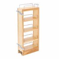 Rev-A-Shelf 448-WC-5C 5-Inch Wood Pull Out Wall Storage Cabinet Organizer, Maple