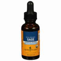 Herb Pharm Organic Whole Leaf Sage Liquid Herbal Supplement Perspective: Main