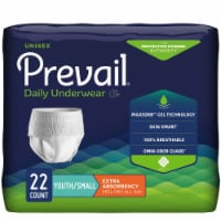 Prevail Daily Disposable Youth Absorbent Underwear Small, Extra, 22 Ct