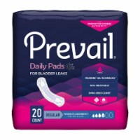 Prevail Daily Incontinent Pad 9.25 L Regular Length Moderate, 20 Ct