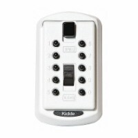 Kidde Lock Box,White,Surface,PushButton,2 Keys  1413
