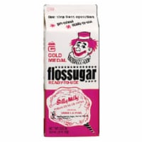 Gold Medal Flossugar Vanilla Pink Cotton Candy Sugar 3.25 lb. - Case Of: 6;