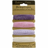 Hemptique Cotton Baker's Twine 2-Ply 120'-Raspberry Sorbet