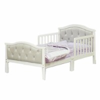 Orbelle Toddler Bed Side Safety Rails Wood 1 Count White
