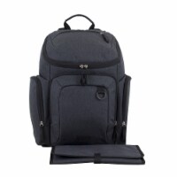 Bodhi Baby Wooster St. Diaper Backpack - Black Chambray