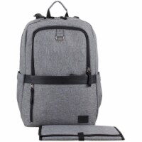 Bodhi Baby Rubin Weekender Tech Diaper Backpack - Mid-grey Chambray