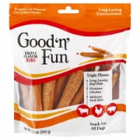 Good 'n' Fun® Triple Flavor Ribs Snack For All Dogs