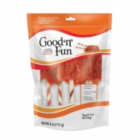 Healthy Hide 8048490 4 oz Good N Fun Triple Flavor Wings Treats for Dogs