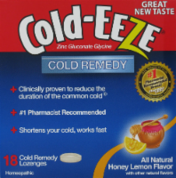 Cold-Eeze Honey Lemon Lozenges Perspective: front