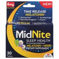 MidNite® Melatonin + Herbs Sleep Health Dietary Supplement 6 mg