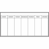 WallPops TWPE98895 White board Weekly Calendar Decal - Set of 2