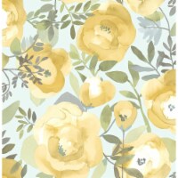 NuWallpaper NU3036 Peachy Keen Yellow Peel & Stick Wallpaper