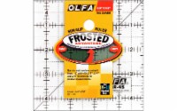 OLFA Frosted Advantage Non-Slip Ruler  The Charm -4-1/2 X4-1/2