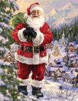 Springbok's 500 Piece Jigsaw Puzzle Santa's Village - Made in USA