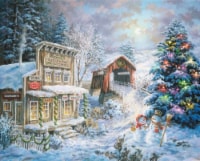 Springbok's 1000 Piece Jigsaw Puzzle Country Christmas Store - Made in USA