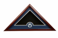 Allied Frame US Air Force Interment Burial Flag Display Case with Air Force Wings Medallion