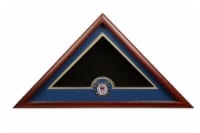 Allied Frame US Coast Guard Interment Burial Flag Display Case with Coast Guard Medallion