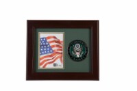 Allied Frame US Army Medallion Portrait Picture Frame - 4 x 6 Picture Opening