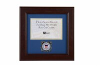 Allied Frame US Coast Guard Medallion Landscape Picture Frame - 4 x 6 Picture Opening