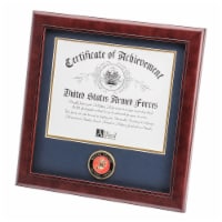 Allied Frame US Marine Corps Certificate of Achievement Picture Frame with Medallion