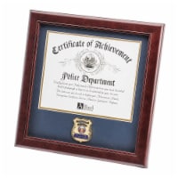 Allied Frame US Police Officer Certificate of Achievement Picture Frame with Medallion