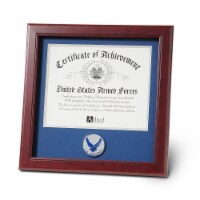 Allied Frame US Air Force Wings Certificate of Achievement Picture Frame with Medallion