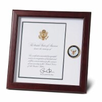 Allied Frame US Navy Presidential Memorial Certificate Frame with Medallion - 8 x 10 Inch