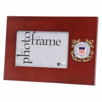 Allied Frame US Coast Guard Medallion Desktop Landscape Picture Frame - 4 x 6 Inch