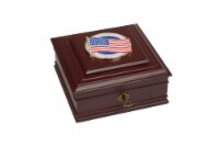 Allied Frame US American Flag Medallion Desktop Box