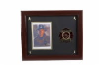 Allied Frame Firefighter Picture Frame with Medallion and Stars - 5 x 7 inch