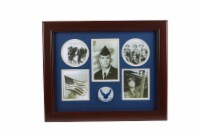 Allied Frame US Aim High Air Force Medallion 5 Picture Collage Frame