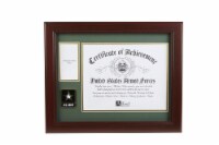 Allied Products Go Army Medallion 8-Inch by 10-Inch Certificate and Medal Frame