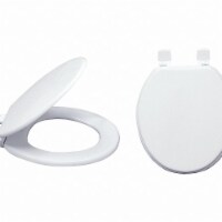 Sim Supply Toilet Seat,Round Bowl,Closed Front  65905