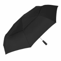 ShedRain Windjammer Compact Jumbo Umbrella - Black Perspective: Main