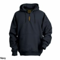 Berne Apparel SP350NVR520 2X-Large Regular Quarter-Zip Hooded Pullover - Thermal Lined - Navy