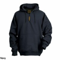 Berne Apparel SP350NVR520 2X-Large Regular Quarter-Zip Hooded Pullover - Thermal Lined - Navy