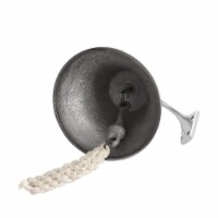 Chrome Finish Aluminum US NAVY Ship Bell with Rope, 6.5