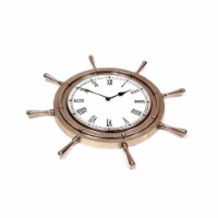 Aluminum Ship Wheel Clock (7082), 18