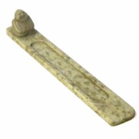 Soapstone Incense Stick Burner With Buddha